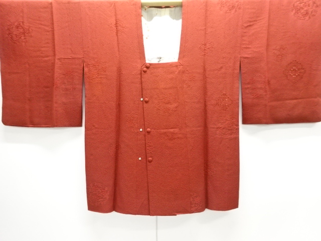 ドロンワーク華紋模様道行コート